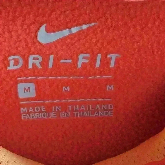 NIKE SWEATSHIRT HOODIE PULLOVER ORANGE "JUST DO IT" WOMEN'S SIZE M POCKET FRONT - Picture 4 of 9